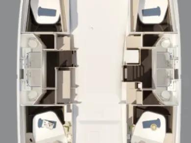 Fountaine Pajot Fountaine Pajot FP 44 Quatuor ELECTRIC - 4 + 1 cab. in Seget Donji on SamBoat
