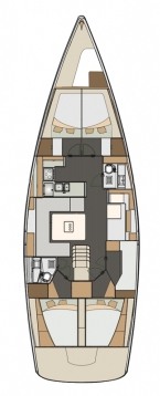 Sailboat rental in Biograd na Moru - Elan Impression 50