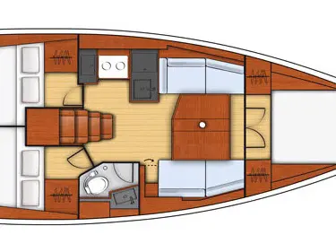 Sailboat rental with or without captain Bénéteau Biograd na Moru