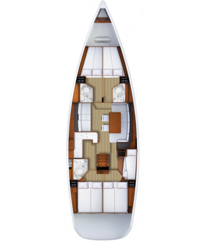 Rent a Jeanneau Jeanneau 53 Lávrio