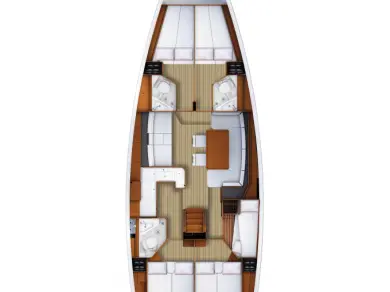 Rent a Jeanneau Jeanneau 53 Lávrio