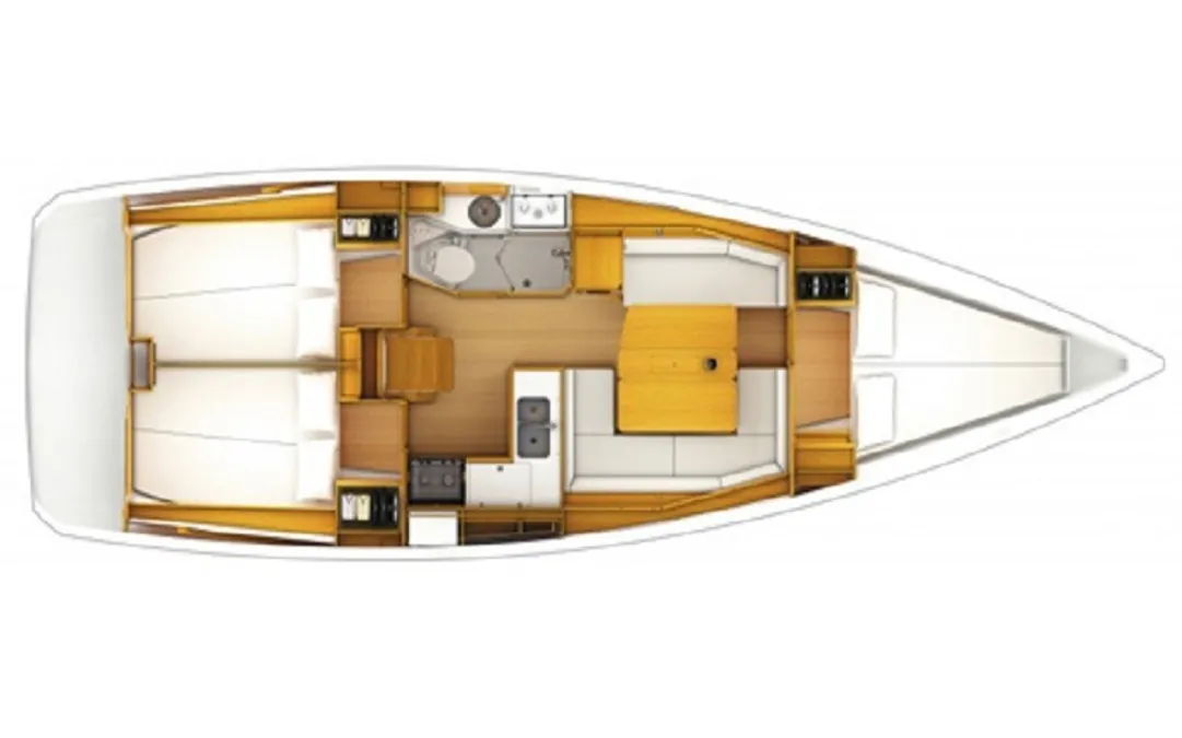 Sailboat rental with or without captain Jeanneau Sukošan