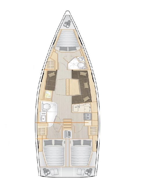Sailboat for rent Seget Donji at the best price