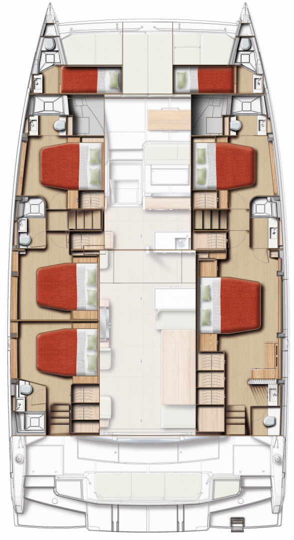 Yacht charter Trogir cheap Bali 5.8
