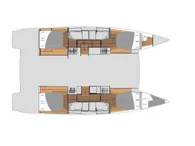 Bareboat Rental Catamaran Fountaine Pajot with a boat licence