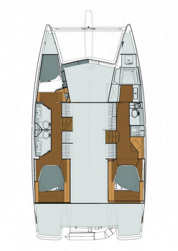 Catamaran rental in Seget Donji - Fountaine Pajot Lucia 40