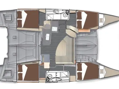 Fountaine Pajot Lipari 41 in Punat on SamBoat