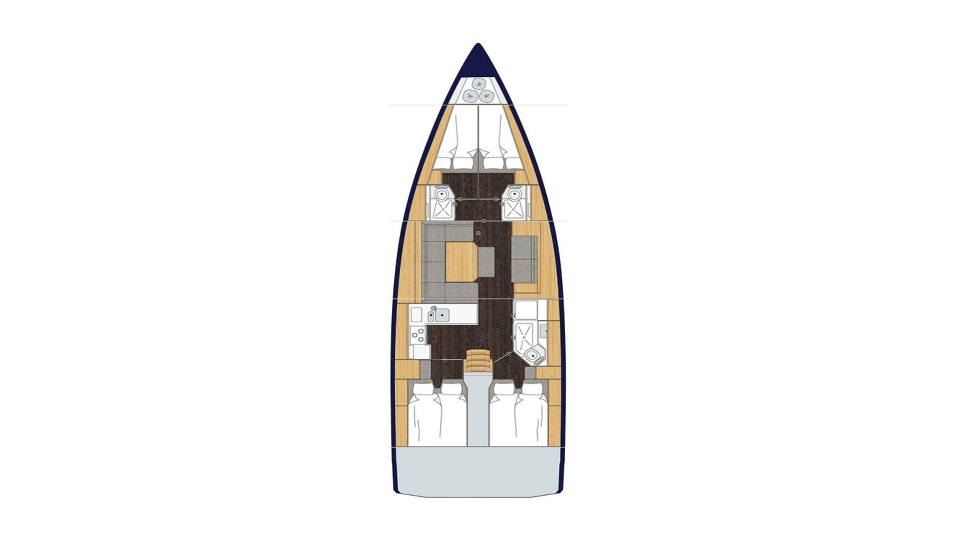 Sailboat rental in Lefkáda - Bavaria Bavaria C45