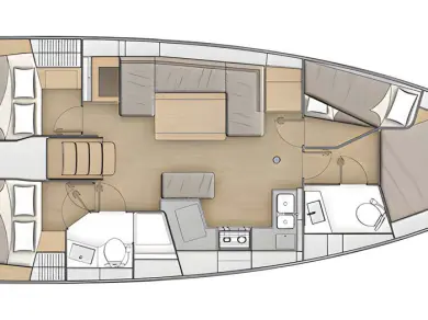 Yacht charter Palma de Mallorca cheap Oceanis 40.1