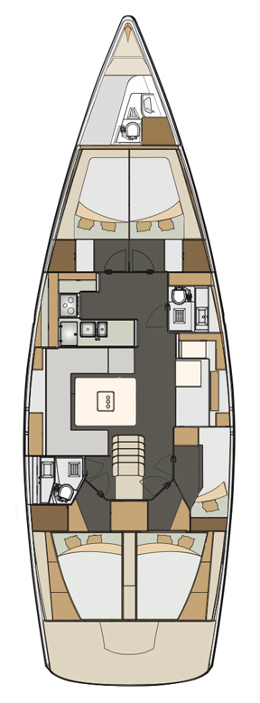 Elan Impression 50 charter bareboat or captained in  Split