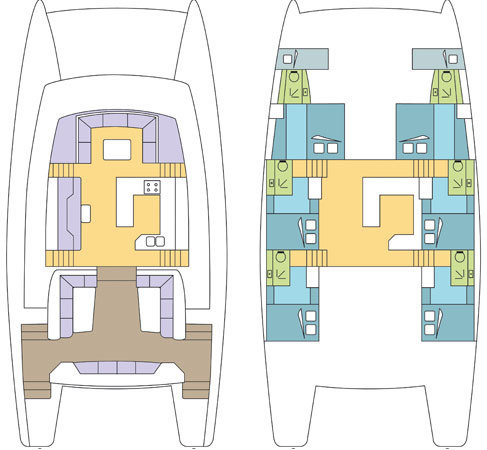Catamaran for rent Seget Donji at the best price