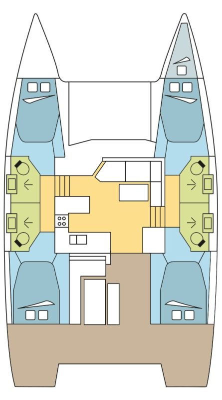 Catamaran for rent Seget Donji at the best price