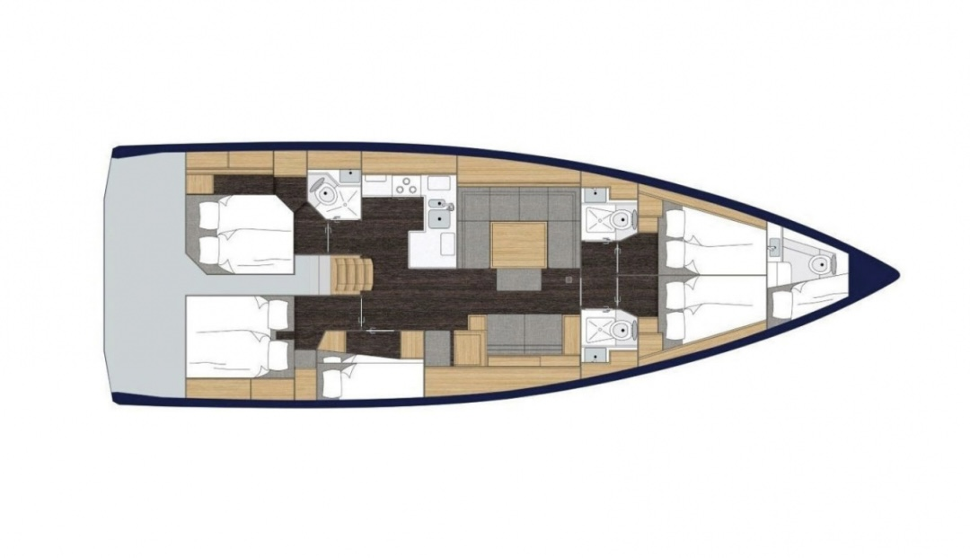Yacht charter Nikiána cheap Bavaria C50