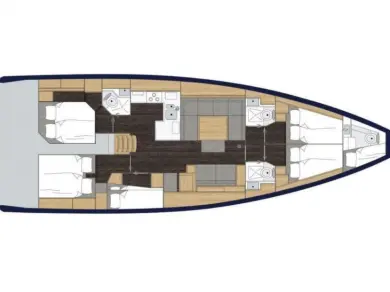 Yacht charter Nikiána cheap Bavaria C50