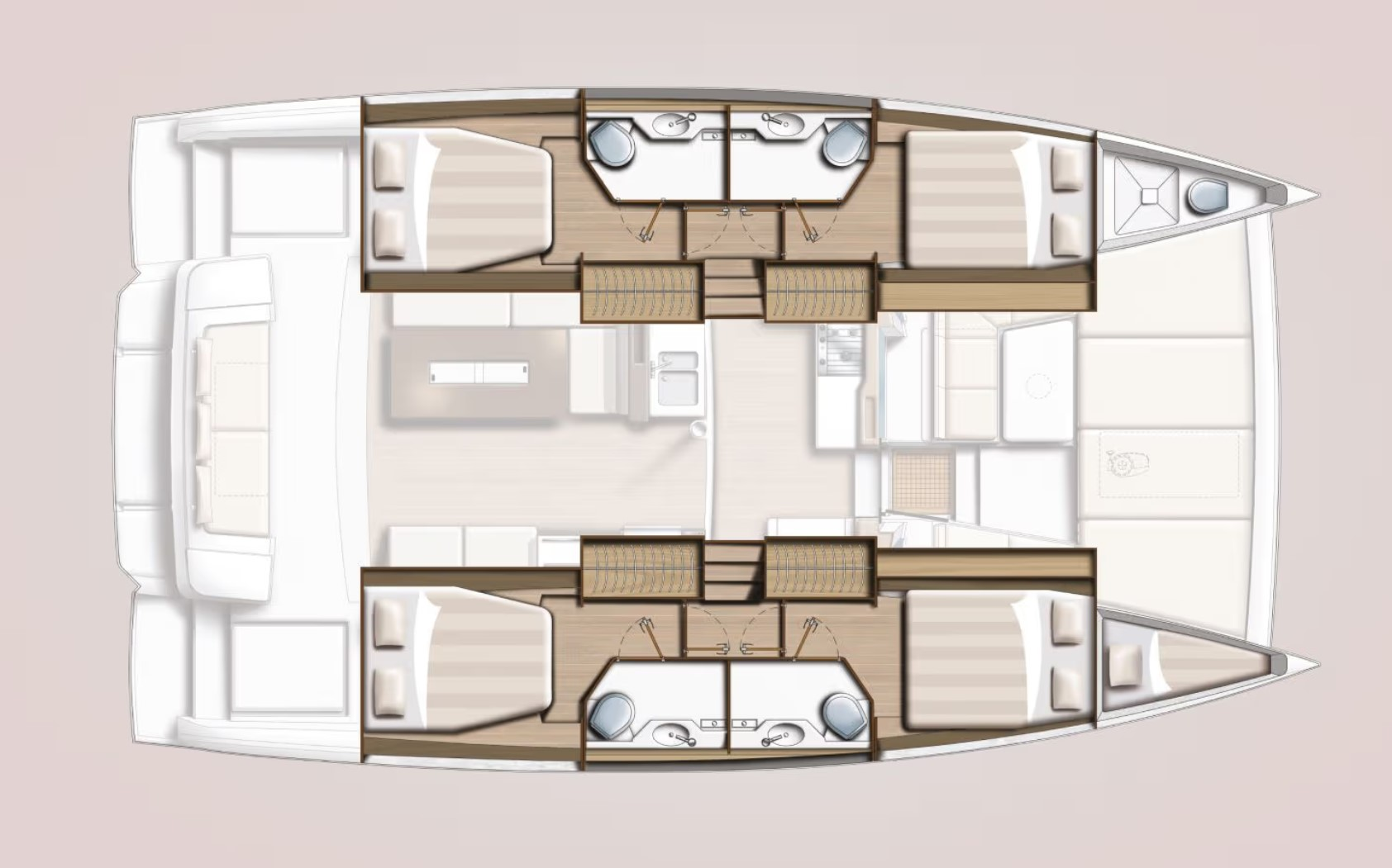Catamaran rental in Deme of Volos - Bali Bali 4.2