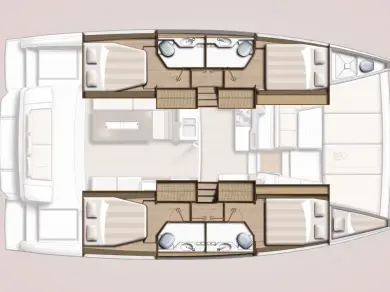 Catamaran rental in Deme of Volos - Bali Bali 4.2