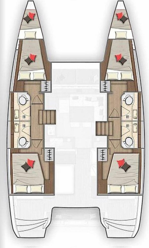 Bareboat Rental Catamaran Lagoon with a boat licence