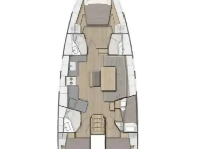 Yacht charter Seget Donji cheap Oceanis 47 - 4 cab.