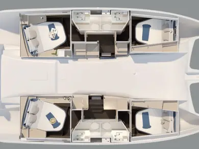 Bareboat Rental Catamaran Fountaine Pajot with a boat licence