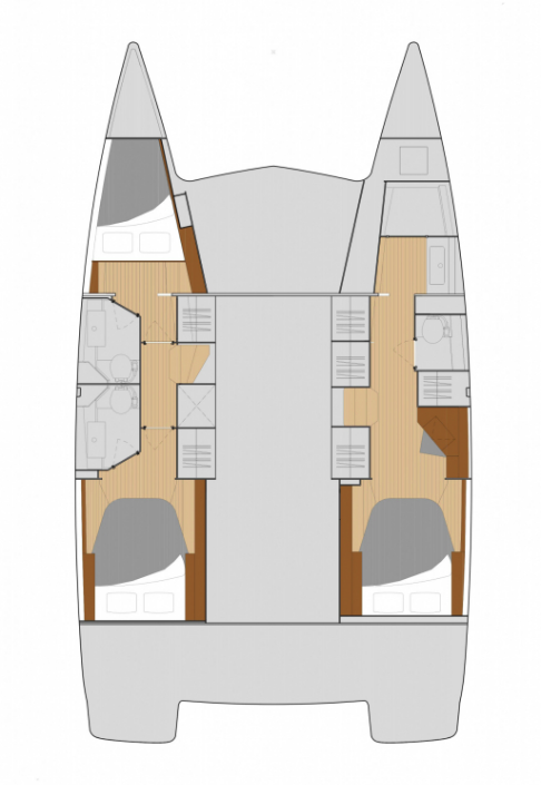 Bareboat Rental Catamaran Fountaine Pajot with a boat licence