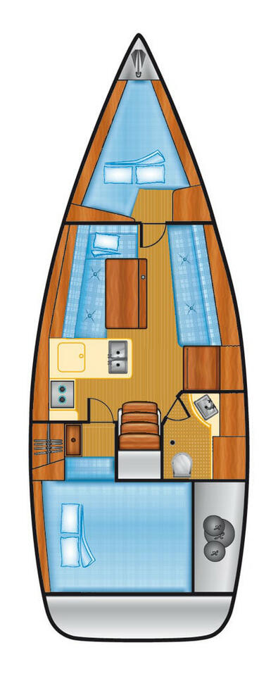 Sailboat rental in Flensburg - Bénéteau Oceanis 31