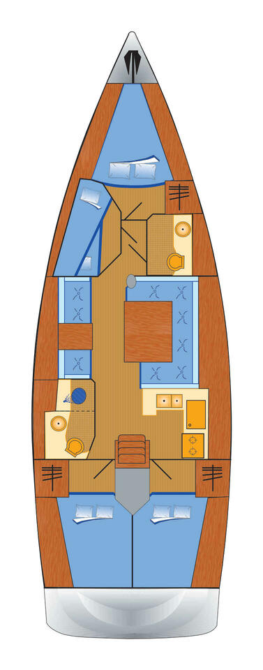 Jeanneau Sun Odyssey 439 charter bareboat or captained in  Heiligenhafen