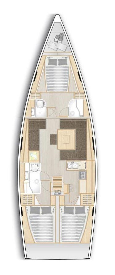 Hanse Hanse 458 charter bareboat or captained in  Pula