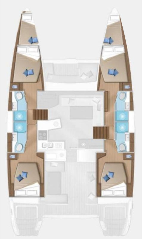 Bareboat Rental Catamaran Lagoon with a boat licence