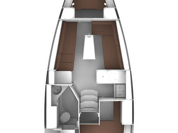 Sailboat for rent Préveza at the best price