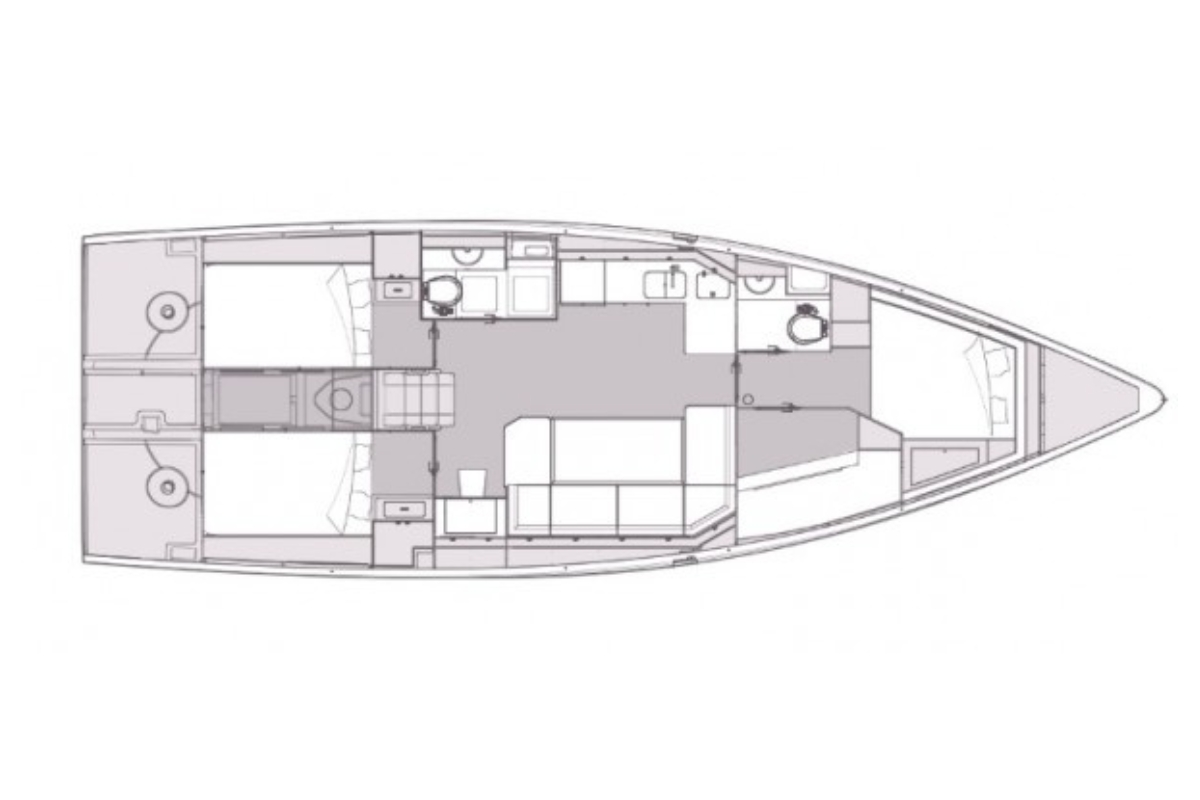 Sailboat for rent Biograd na Moru at the best price