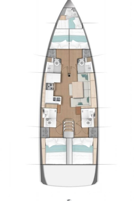 Bareboat Rental Sailboat Jeanneau with a boat licence