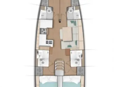Bareboat Rental Sailboat Jeanneau with a boat licence