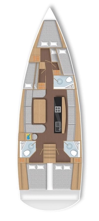 Boat rental D&D Yacht D&D Kufner 50 in Seget Donji on Samboat