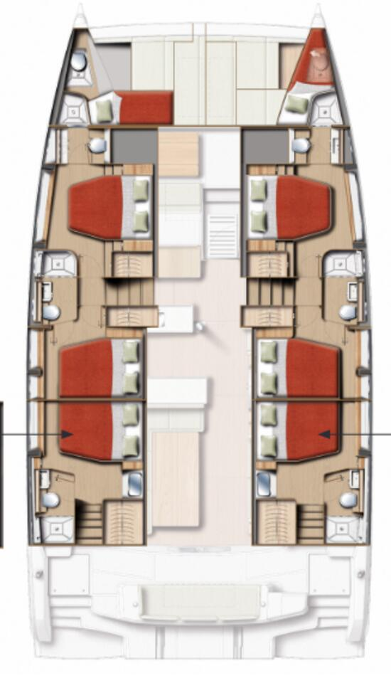 Catamaran rental in Alimos - Bali Bali 5.2 - 6 + 2 cab.