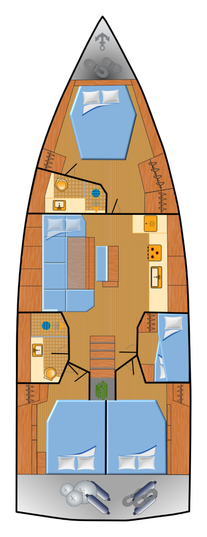 Rent a Hanse Hanse 460 Pula