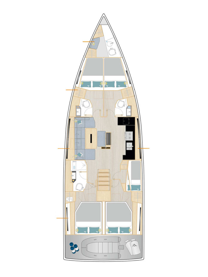 Hanse Hanse 510 in Kaštela on SamBoat