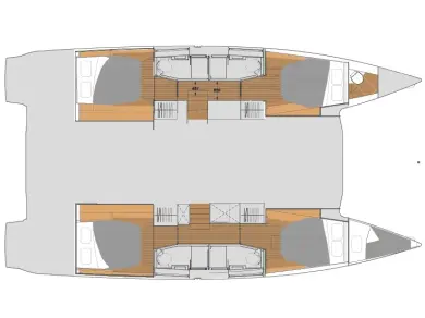 Fountaine Pajot Elba 45 charter bareboat or captained in  Zadar
