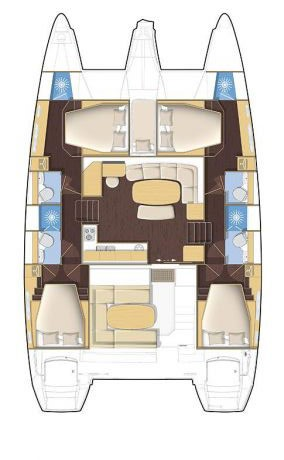 Boat rental Lagoon Lagoon 420 in Alimos on Samboat