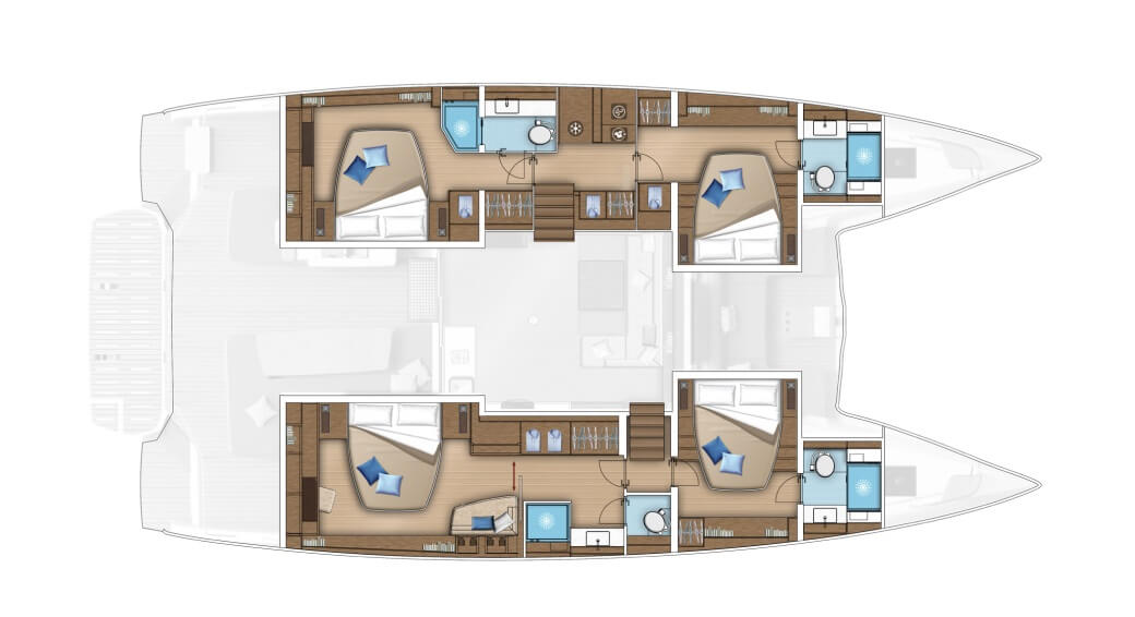 Yacht charter Trogir cheap Lagoon 55 - 4 + 2 cab.