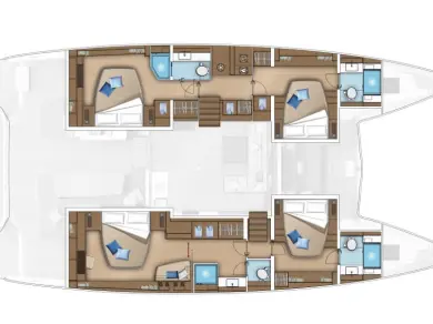 Yacht charter Trogir cheap Lagoon 55 - 4 + 2 cab.