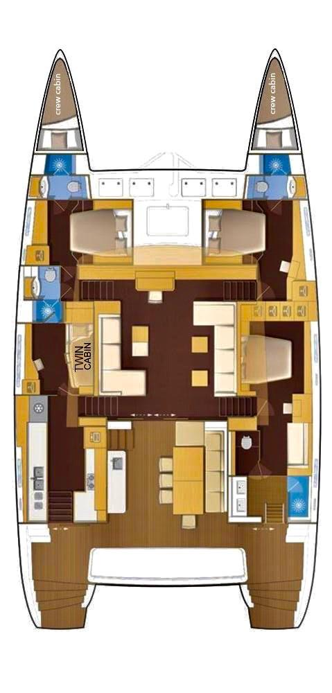 Boat rental Lagoon Lagoon 620 in Bodrum on Samboat