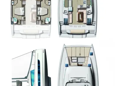 Bareboat Rental Catamaran Bali with a boat licence