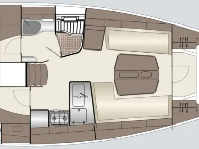 Bareboat Rental Sailboat Dehler with a boat licence