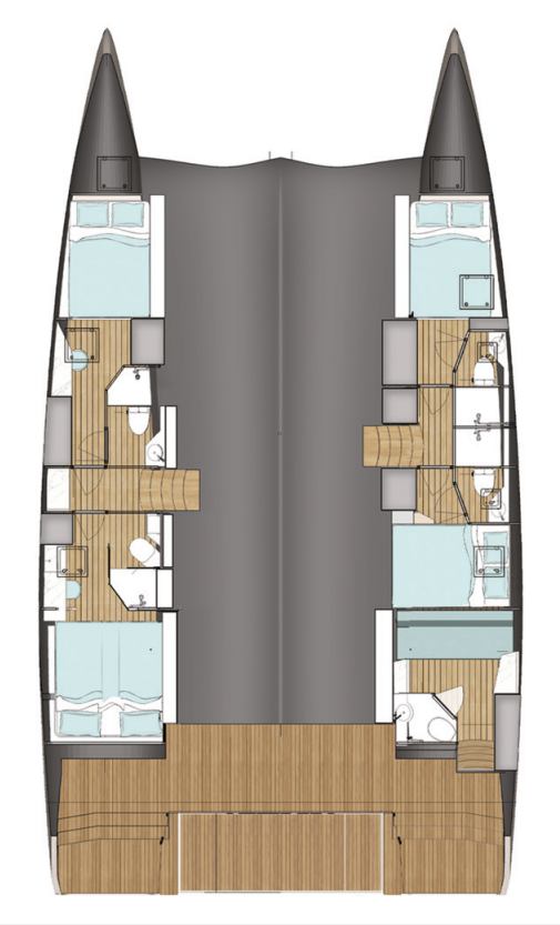 Bareboat Rental Catamaran Wave Catamarans with a boat licence