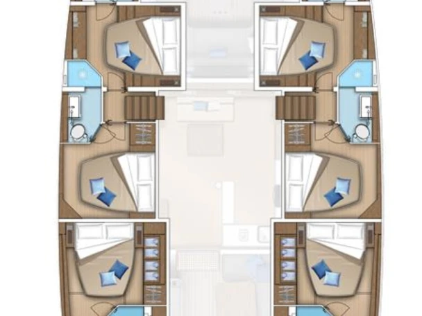Bareboat Rental Catamaran Lagoon with a boat licence