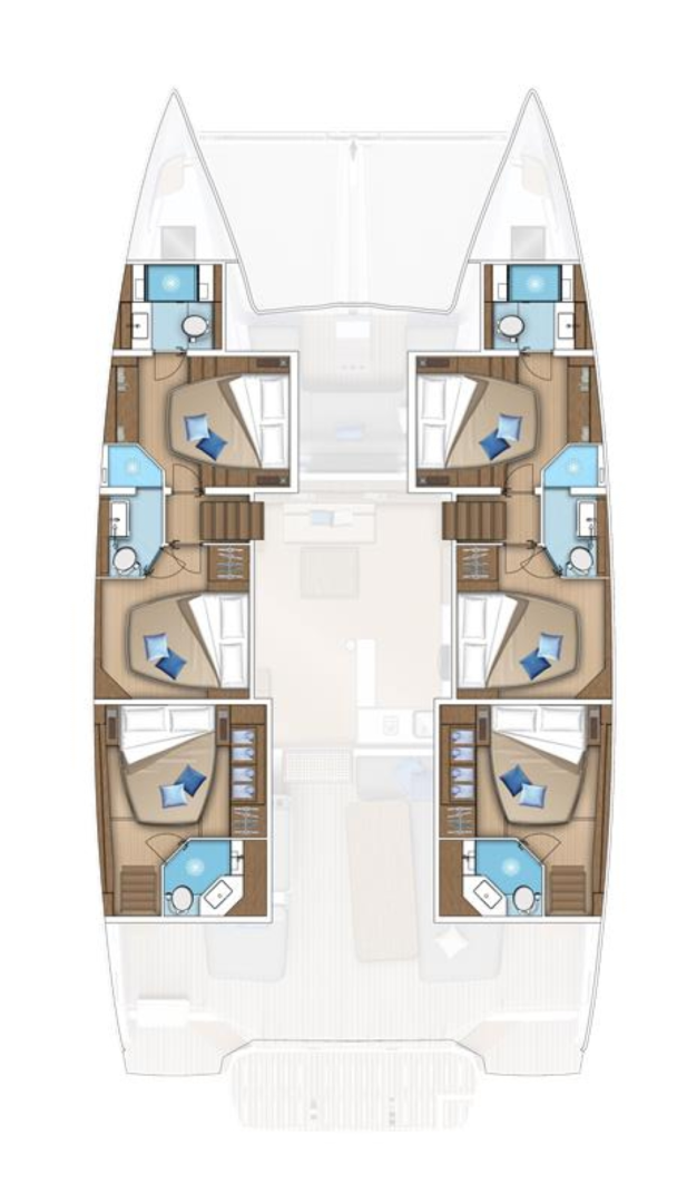 Bareboat Rental Catamaran Lagoon with a boat licence