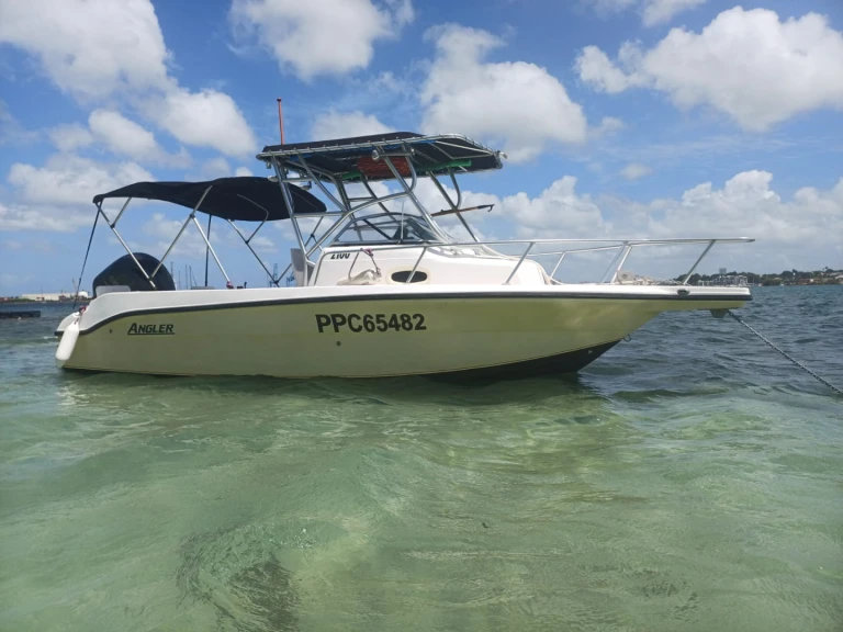 Motorboat rental with or without captain Angler Le Gosier