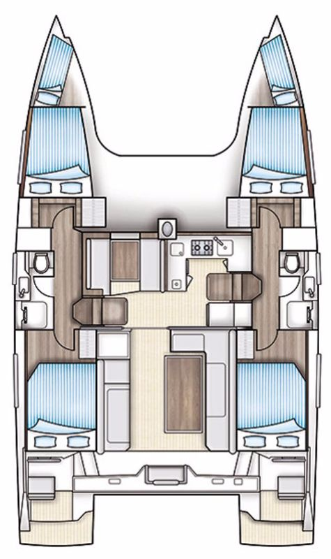 Catamaran rental in Trogir - Nautitech Nautitech 40