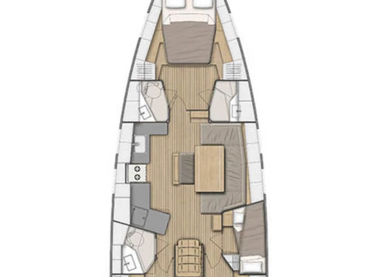 Boat rental Bénéteau Oceanis 46.1 in Alimos on Samboat