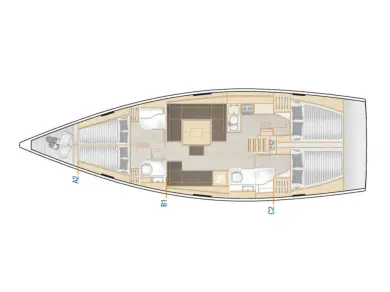 Yacht charter Biograd na Moru cheap Hanse 458